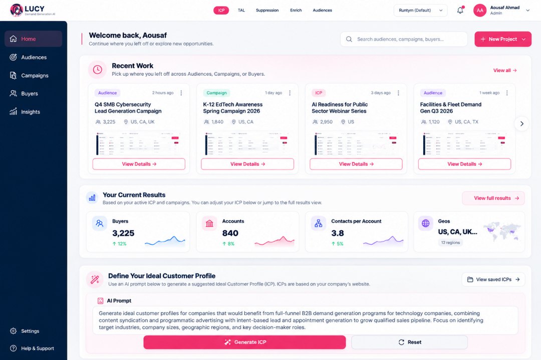 Building Lucy: An AI Demand-Generation Platform for B2B Teams